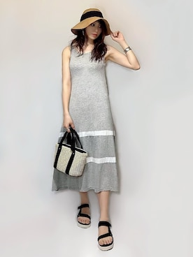 シックスタイルワンピースを使ったレディース人気ファッションコーディネート Wear