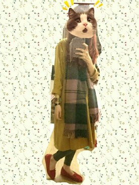 「paishop（パイショップ）のアイテム」を使った、彤さん（レディース・168cm）の冬コーディネート