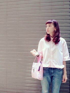 「paishop（パイショップ）のアイテム」を使った、彤さん（レディース・168cm）の春コーディネート