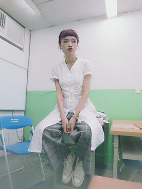 「paishop（パイショップ）のアイテム」を使った、彤さん（レディース・168cm）の秋コーディネート