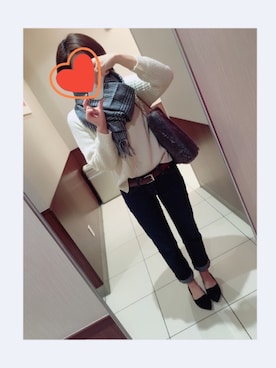 「Jeffrey Campbell（ジェフリーキャンベル）のアイテム（パンプス）」を使った、かほ みさん（レディース・162cm）の冬コーディネート