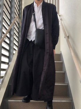 「メンズライク」｜「アイテム（その他アウター）」を使った、あーじゃすさん（メンズ・165cm）の夏コーディネート