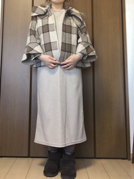 m!u.さん（レディース・153cm）の冬コーディネート