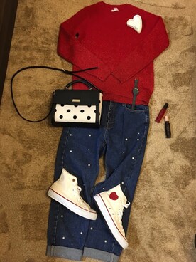 m!u.さん（レディース・153cm）の冬コーディネート