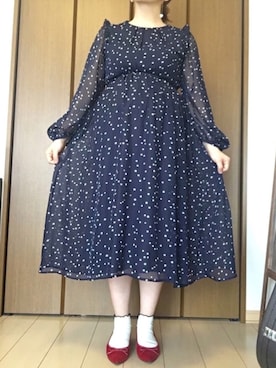 「9ヶ月」｜「アイテム（ジャケット/アウター）」を使った、m!u.さん（レディース・153cm）の冬コーディネート