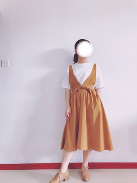 「cache cache（カシュ カシュ）のアイテム（ワンピース/ドレス）」を使った、Marcococoさん（レディース・160cm）の夏コーディネート
