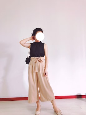 「ALDO（アルド）のアイテム（ショルダーバッグ）」を使った、Marcococoさん（レディース・160cm）の夏コーディネート