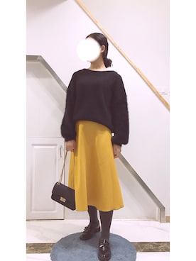 「ALDO（アルド）のアイテム（ショルダーバッグ）」を使った、Marcococoさん（レディース・160cm）の冬コーディネート