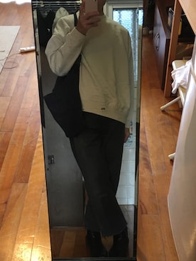 「ONE DAY KMC （ワンデイケーエムシー）のアイテム（シューズ）」を使った、Mat.Dさん（メンズ・165cm）の冬コーディネート