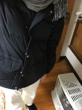 「UNITED ARROWS（ユナイテッドアローズ）のアイテム（マフラー）」を使った、THさん（メンズ・175cm）の冬コーディネート