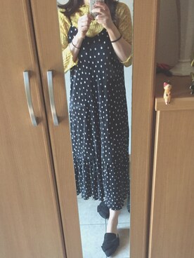 「マスタードイエロー」｜なつみるくさん（レディース・158cm）の春コーディネート