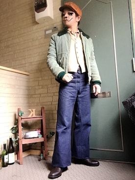 「柄シャツコーデ」｜「アイテム（その他）」を使った、kenkenさん（メンズ・165cm）の春コーディネート