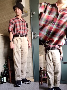 「Pilgrim（ピルグリム）のアイテム」を使った、kenkenさん（メンズ・165cm）の夏コーディネート