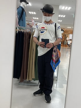 「Bailey（ベイリー）のアイテム」を使った、kenkenさん（メンズ・165cm）の夏コーディネート