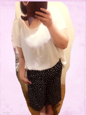 「AS KNOW AS」｜「アイテム（パンツ）」を使った、saさん（レディース・154cm）の春コーディネート