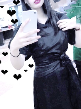 「アイテム（ドレス）」を使った、みづあめ_M!ZUさん（レディース・159cm・10代）の秋コーディネート