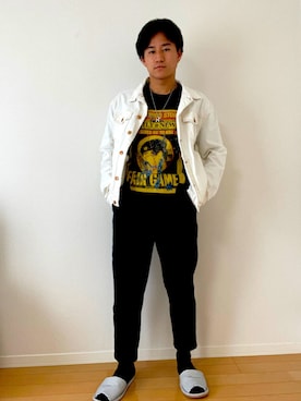 「Ghost（ゴースト）のアイテム」を使った、ゆっきーさん（メンズ・170cm）の春コーディネート