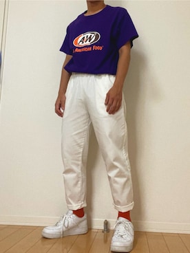 「UNIQLO（ユニクロ）の50色ソックス（消臭機能付き）（ソックス/靴下）」を使った、ゆっきーさん（メンズ・170cm）の夏コーディネート