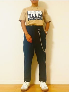 「KAIKO（カイコー）のアイテム（財布/小物）」を使った、ゆっきーさん（メンズ・170cm）の夏コーディネート