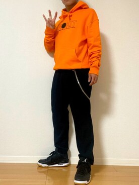 「KAIKO（カイコー）のアイテム（財布/小物）」を使った、ゆっきーさん（メンズ・170cm）の冬コーディネート