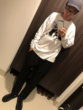 「sonic youth（ソニックユース）のアイテム」を使った、hana.さん（メンズ・184cm）の夏コーディネート