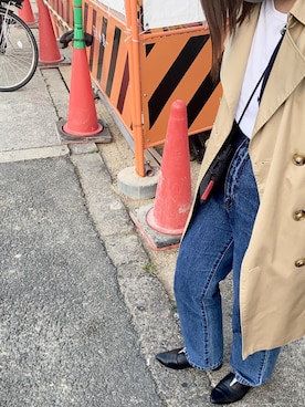 「N.（N. Natural Beauty Basic）（エヌエヌナチュラルビューティーベーシック）のアイテム（トレンチコート）」を使った、neneさん（レディース・152cm）の春コーディネート