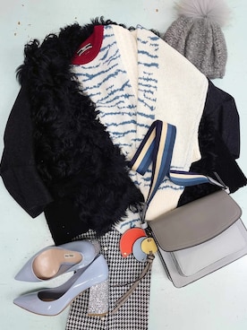 「DRES（ドレス）のアイテム」を使った、dresandmorestaffさん（レディース・164cm）の冬コーディネート