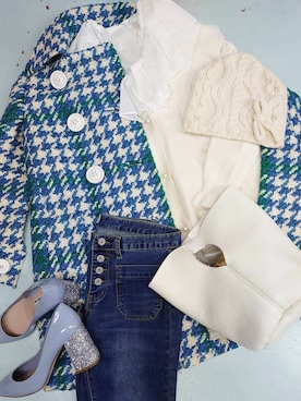 「DRES（ドレス）のアイテム」を使った、dresandmorestaffさん（レディース・164cm）の冬コーディネート