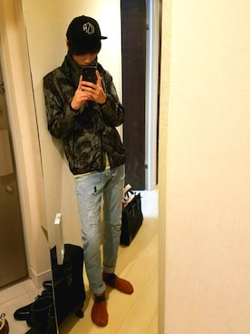 「TATRAS（タトラス）のアイテム（ブルゾン）」を使った、ゆうさん（メンズ・170cm）の春コーディネート