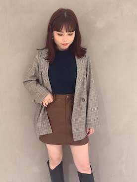 「WEGO（ウィゴー）のアイテム（ジャケット/アウター）」を使った、niiyanatsumiさん（レディース・162cm）の夏コーディネート