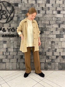 鶴巻 翔子さん（レディース・145cm）の秋コーディネート