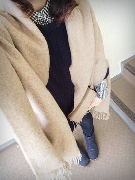 800さん（レディース・158cm）の冬コーディネート