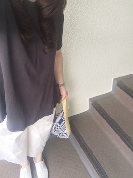 「Johanna Gullichsen（ヨハンナグリクセン）のアイテム（ハンドバッグ）」を使った、800さん（レディース・158cm）の夏コーディネート