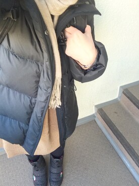 「ヌプシ」｜「アイテム（ワンピース/ドレス）」を使った、800さん（レディース・158cm）の冬コーディネート