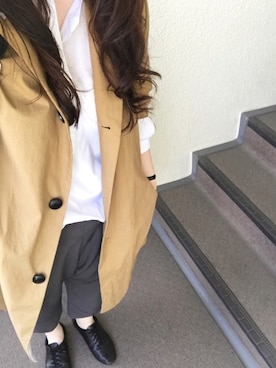 「ironari（イロナリ）のアイテム」を使った、800さん（レディース・158cm）の春コーディネート