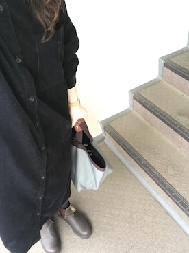 「Handmade（ハンドメイド）のアイテム（アナログ腕時計）」を使った、800さん（レディース・158cm）の秋コーディネート