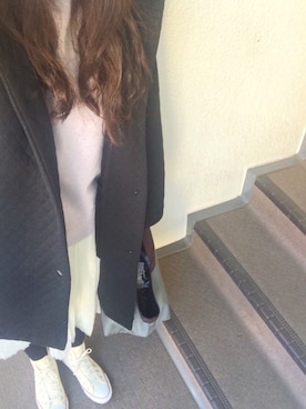 「キルティングコート」｜800さん（レディース・158cm）の冬コーディネート