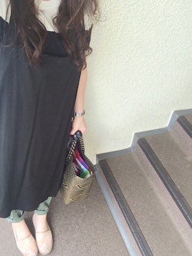 「OJO DE MEX（オホデメックス）のアイテム」を使った、800さん（レディース・158cm）の夏コーディネート