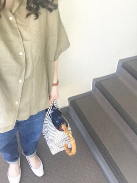 「zozoデニム」｜「アイテム（腕時計）」を使った、800さん（レディース・158cm）の夏コーディネート