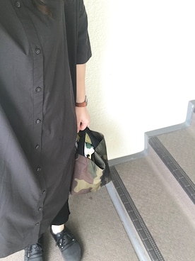 「Handmade（ハンドメイド）のアイテム（アナログ腕時計）」を使った、800さん（レディース・158cm）の秋コーディネート