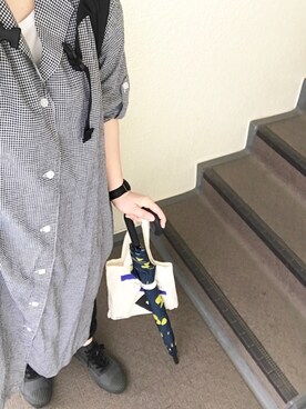 「I.D.E.A international（イデアインターナショナル）のアイテム」を使った、800さん（レディース・158cm）の夏コーディネート