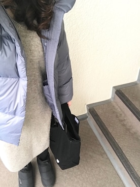 「ヌプシ」｜「アイテム（ワンピース/ドレス）」を使った、800さん（レディース・158cm）の冬コーディネート