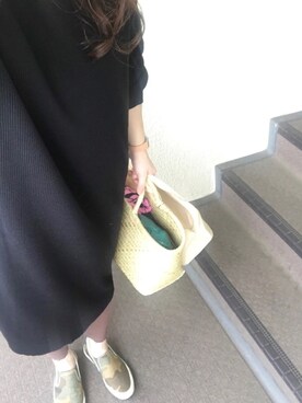 「Handmade（ハンドメイド）のアイテム（アナログ腕時計）」を使った、800さん（レディース・158cm）の秋コーディネート