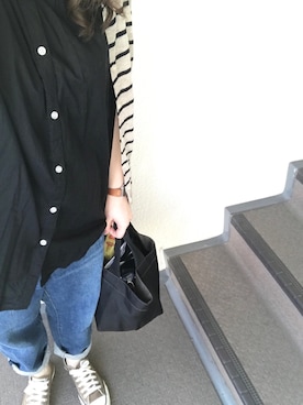 「Handmade（ハンドメイド）のアイテム（アナログ腕時計）」を使った、800さん（レディース・158cm）の秋コーディネート