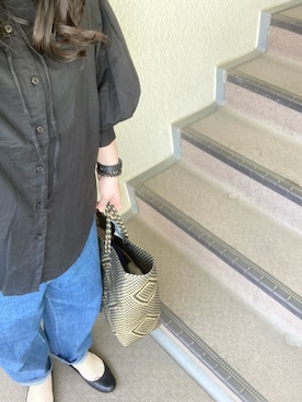 「OJO DE MEX（オホデメックス）のアイテム」を使った、800さん（レディース・158cm）の春コーディネート