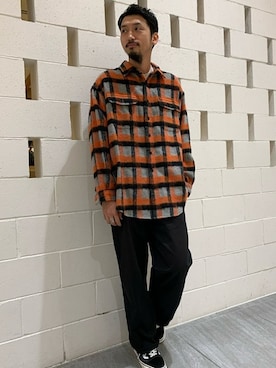 「JOURNAL STANDARD relume（ジャーナルスタンダード　レリューム）のアイテム（カバーオール）」を使った、Kakkyさん（メンズ・186cm）の冬コーディネート