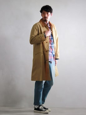 Kakkyさん（メンズ・186cm）の春コーディネート