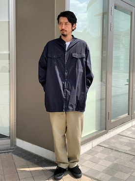 「BACK NUMBER（バックナンバー）のアイテム」を使った、Kakkyさん（メンズ・186cm）の春コーディネート