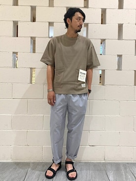 「SPALDING（スポルディング）のアイテム」を使った、Kakkyさん（メンズ・186cm）の夏コーディネート