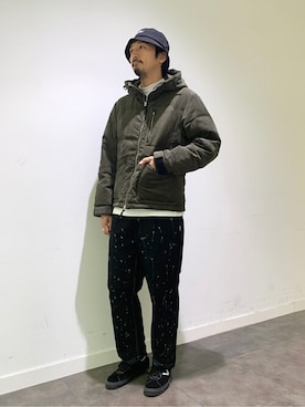 「JOURNAL STANDARD relume（ジャーナルスタンダード　レリューム）のアイテム（ダウンジャケット/コート）」を使った、Kakkyさん（メンズ・186cm）の冬コーディネート